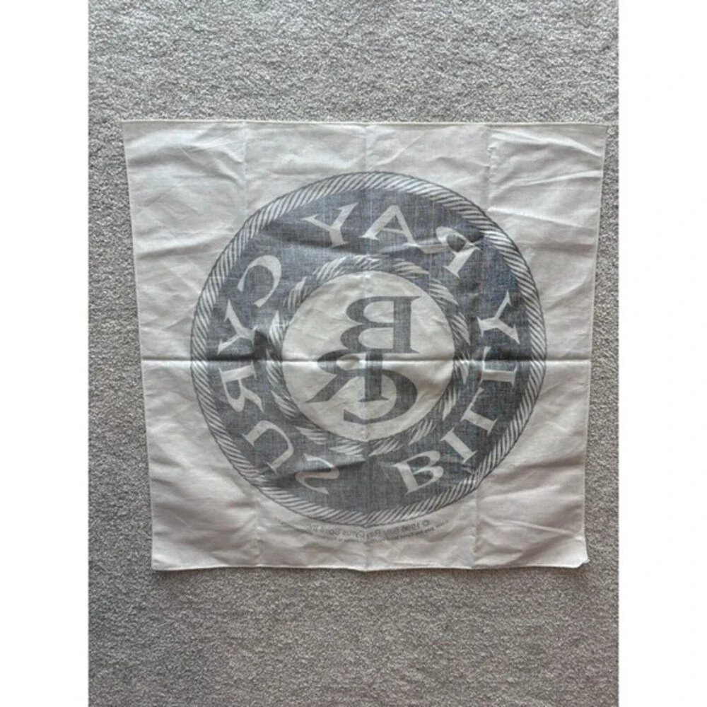 Billy Ray Cyrus Bandana Unisex OS White 1996 Vintage Concert Tour Merch‎ BRC